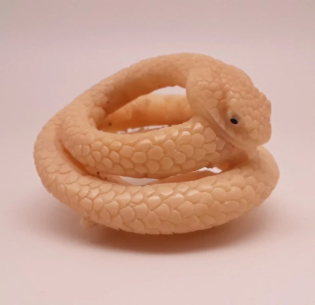 Snake Tagua Nut Carving