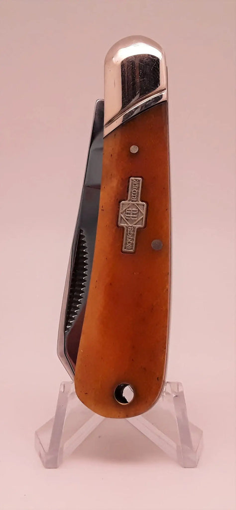 Cotton Sampler Rough Rider Pocket Knife W/scrimshaw
