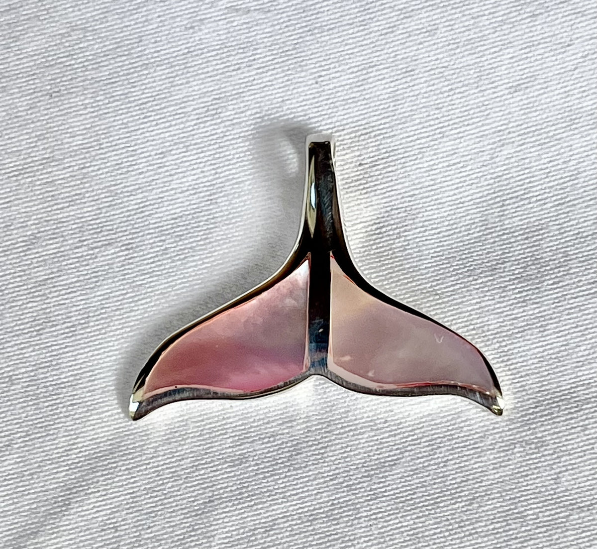 Whale Tail Sterling Pendant Inlay shell (Various Styles Available ...