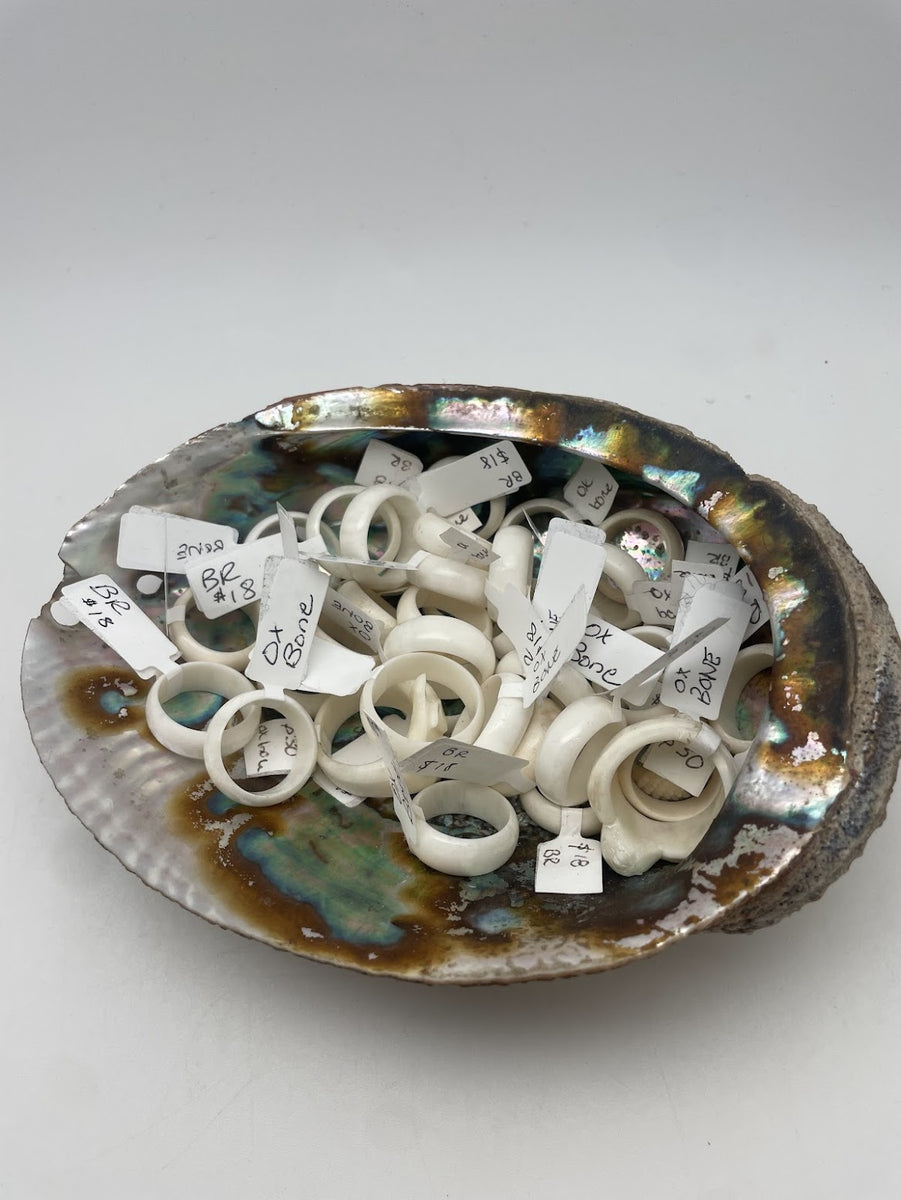 Ox Bone Rings – Scrimshanders