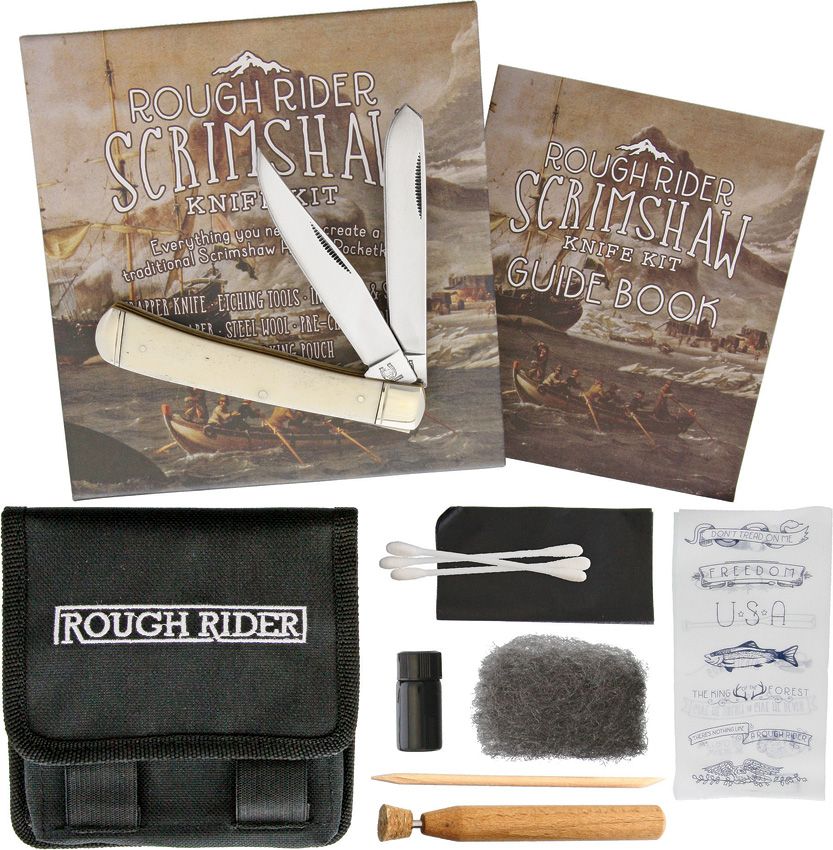 Rough Ryder Knife Scrimshaw Kit – Scrimshanders