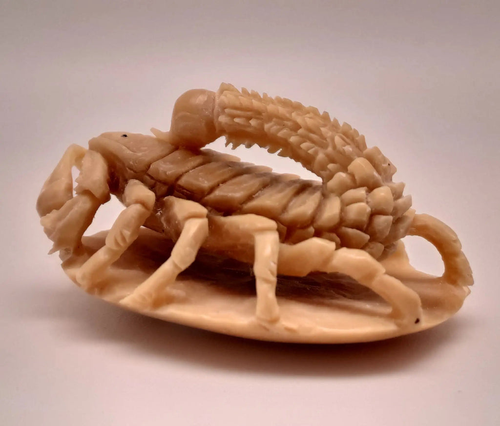 Scorpion Tagua Nut Carving