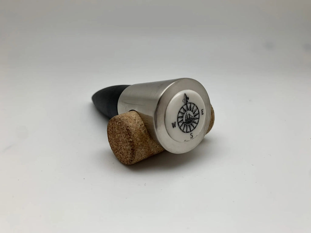 Wine Stopper - Polymer - Compass