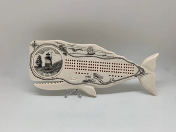 Cribbage Board - Polymer Sperm Whale