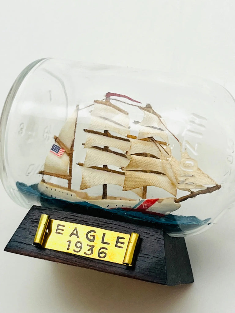 Ship In a Bottle - United States Coast Guard Eagle