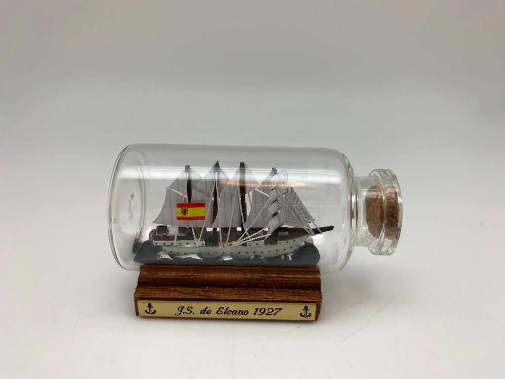 Mini Ship In Bottles - J.s. De Elcano