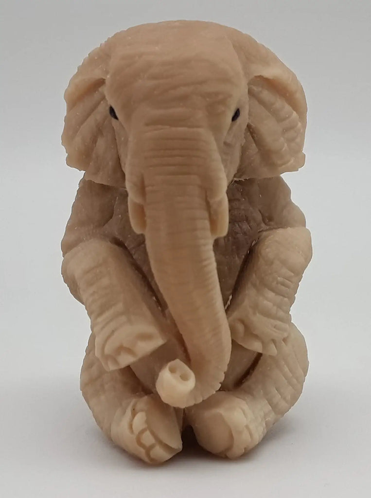 Elephant Tagua Nut Carving