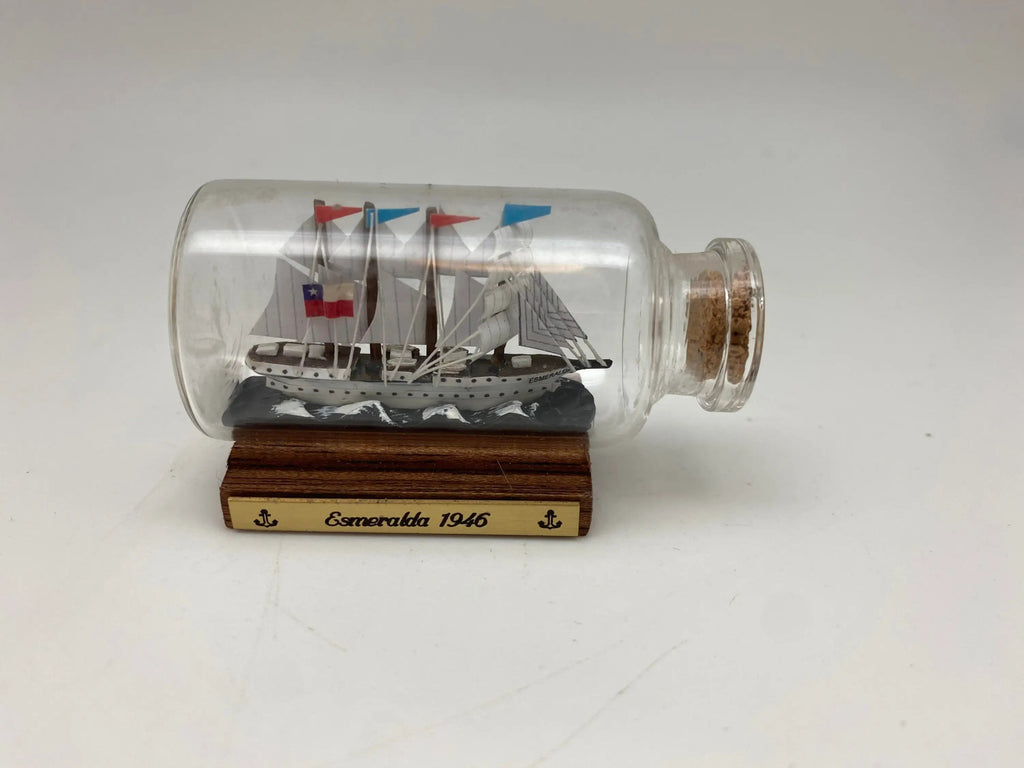 Mini Ship In Bottles - Esmeralda