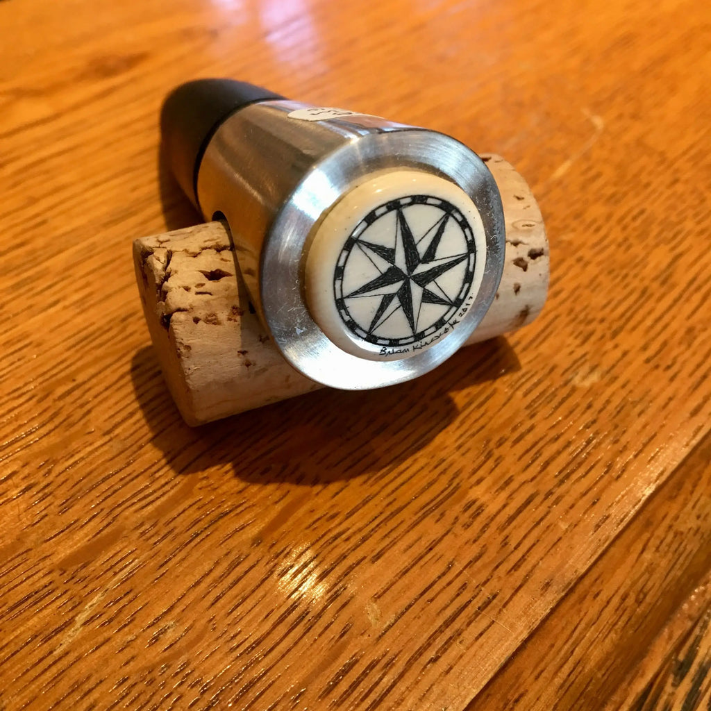 Wine Stopper – Mammoth Ivory - Compass