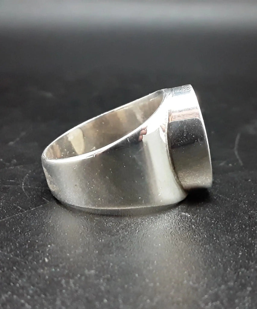 Scrimshaw Rings - Extra Wide Band