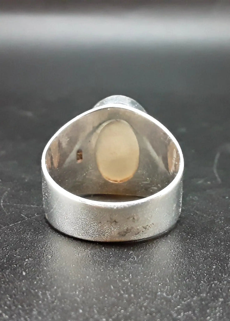Scrimshaw Rings - Extra Wide Band