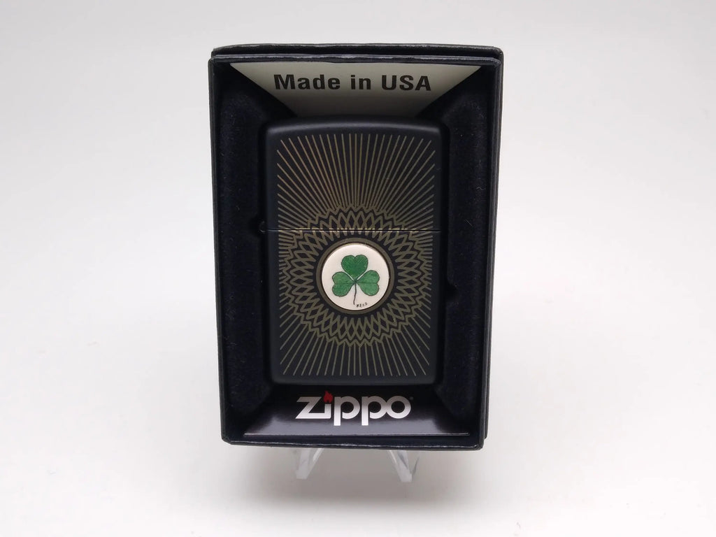 Zippo Lighter - Shamrock Scrimshaw