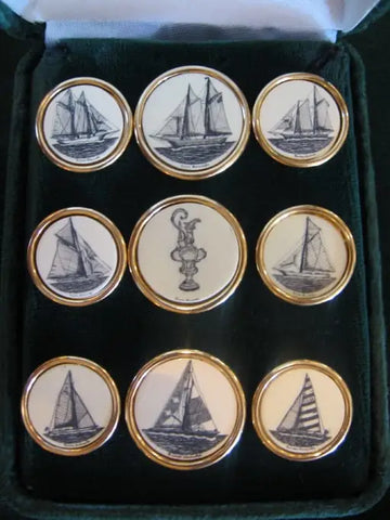 Blazer Buttons - America’s Cup Edition - Polymer