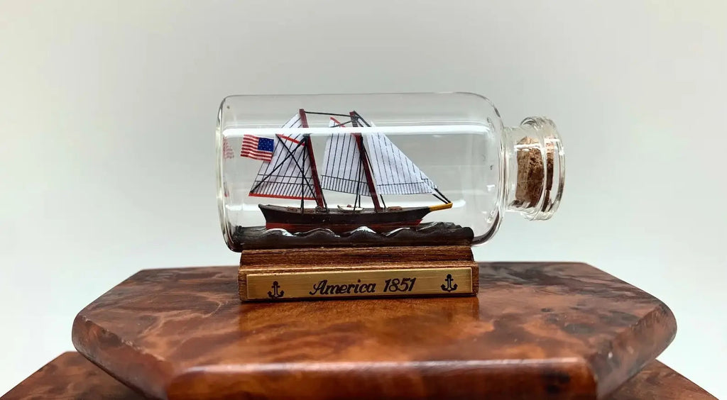 Mini Ship In Bottles - America
