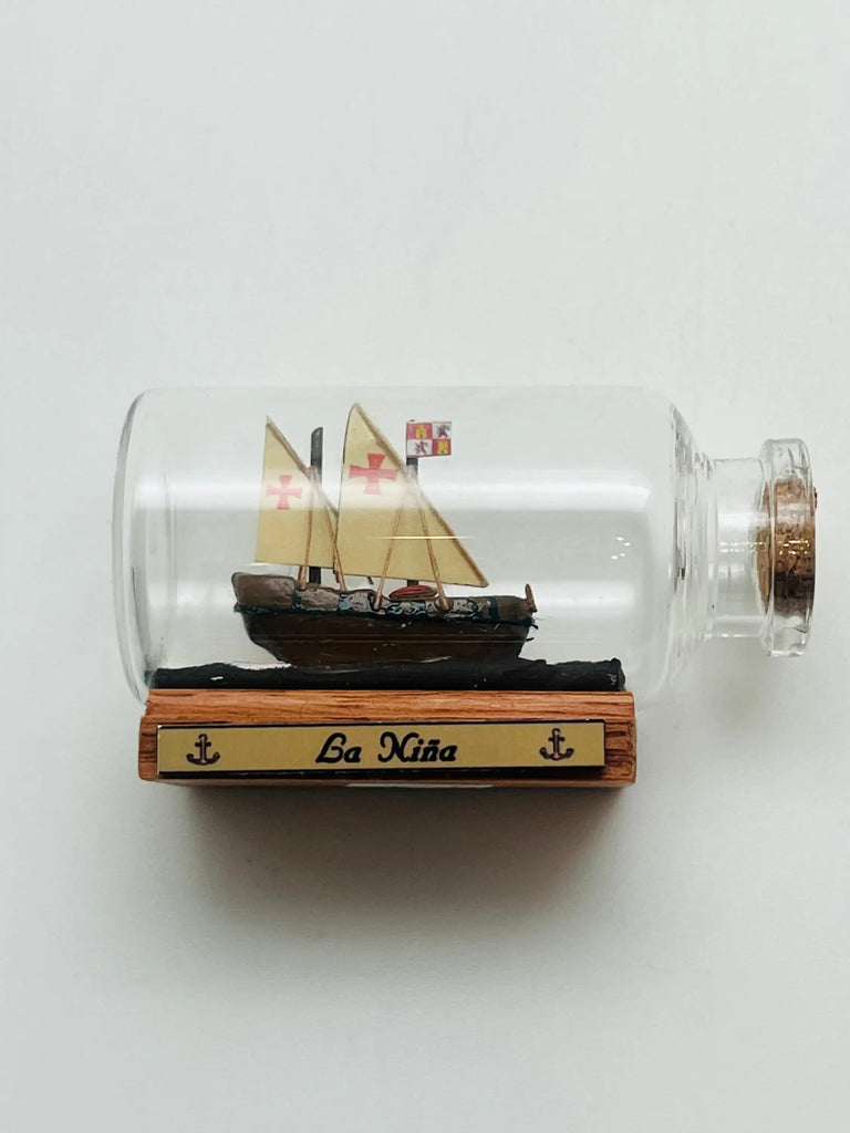 Mini Ship In a Bottle - La Nina