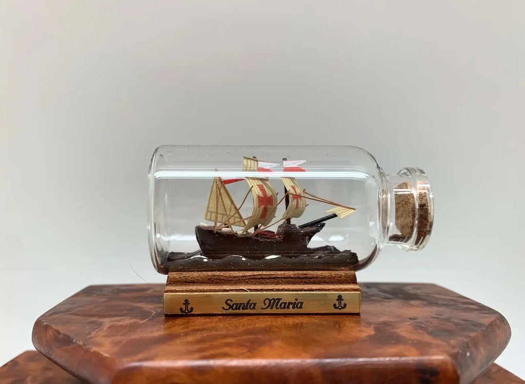 Mini Ship In Bottles - Santa Maria
