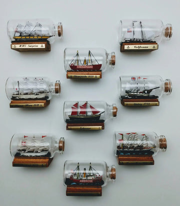 Mini Ships In Bottles