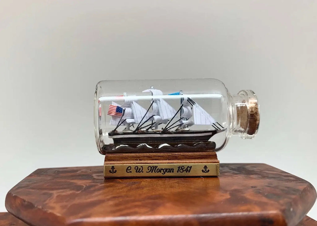 Mini Ship In Bottles - C.w. Morgan