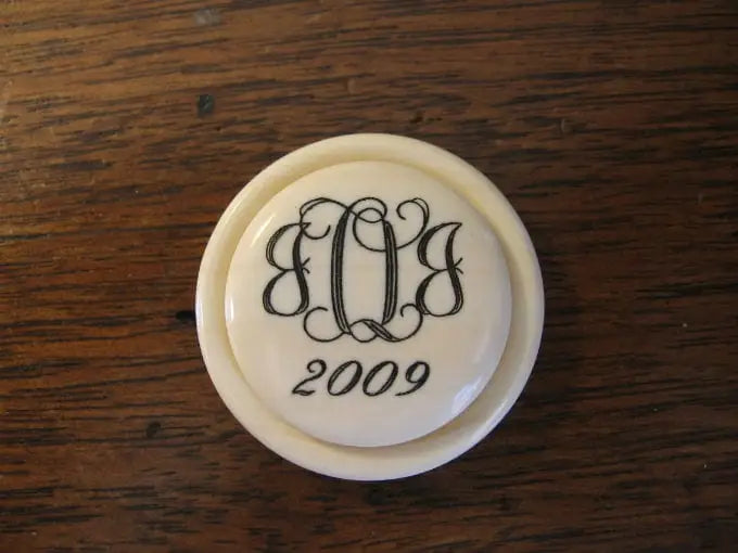 Mortgage (brag) Button - Mammoth Ivory - 2 Lines