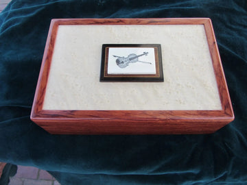 Paduk/maple Jewelry Box - Custom Order